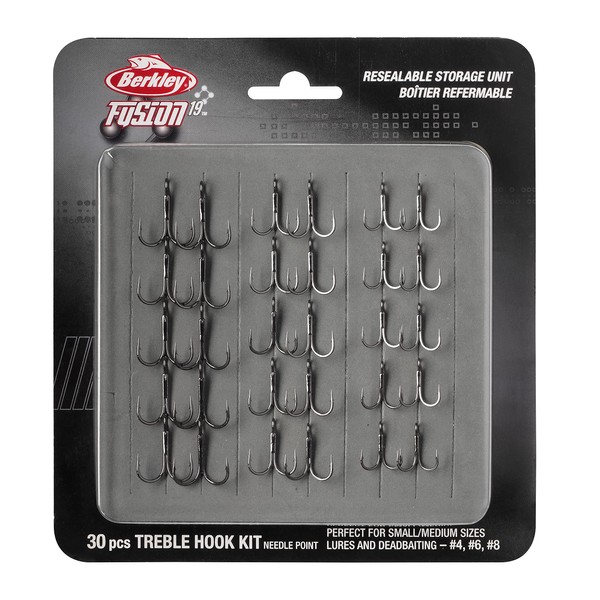 Berkley Fusion19 Treble Hook Bulk Pack - Fishing Lure Hook