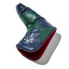 Diamond Pattern Plaid Synthetic Leather Head Cover Putter Pin Type