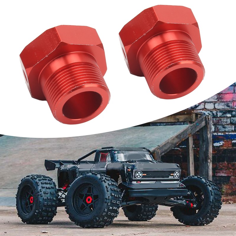 2Pcs RC Aluminum Wheel Hex Hubs 24mm Aluminium Alloy Stable