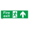 Safe Conditions Safety Sign - Fire Exit (Up) - Rigid