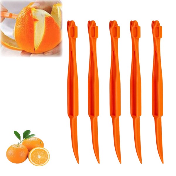 5 Pack Orange Peeler Tools Orange Peeler Citrus Remover Kitchen