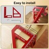 3D Multi Angle Measuring Ruler, 45° & 90° Degree Triangle