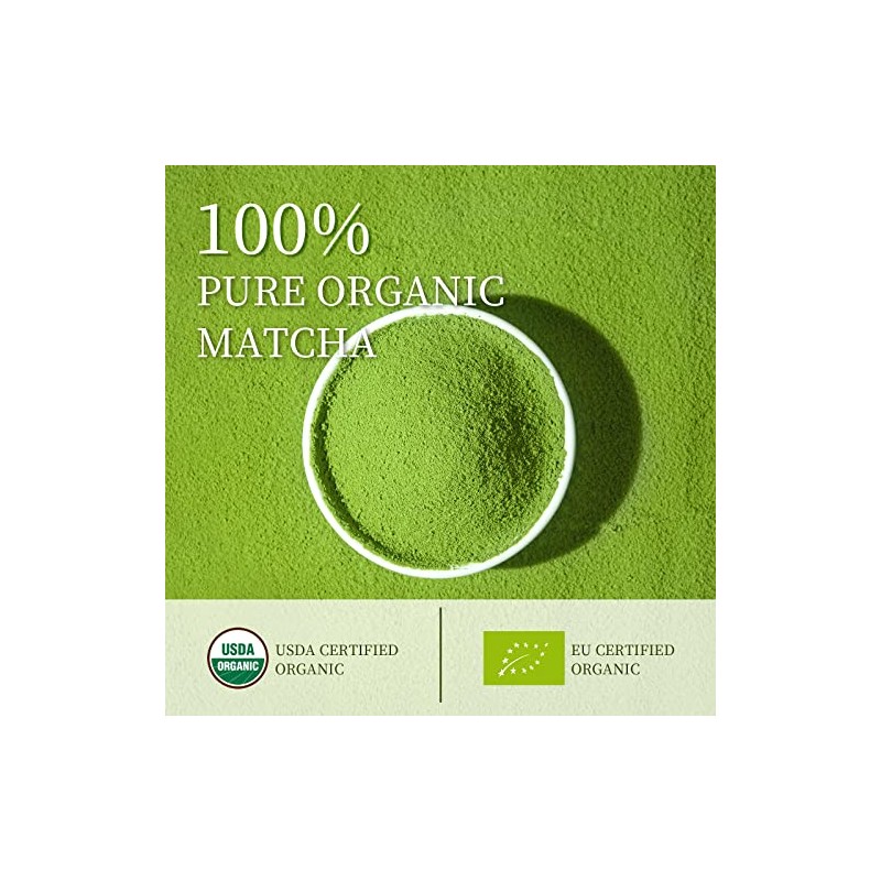 Chaism Ceremonial Grade Organic Matcha Powder - Rich Umami Flavor