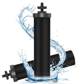 NSF/ANSI 42&372 Certified Water Filter，Gravity Water Filter Replacement for Berkey® BB9-2® Black Purification Elements and Berkey® Gravity Filter System, 2 Pack