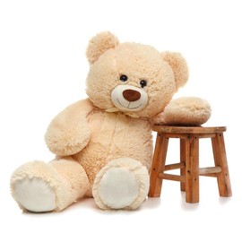 MaoGoLan 36" 51" Giant Teddy Bear Stuffed Animal, Big Teddy Bear for Girlfriend, Kids and Friends, Large Teddy Bear for Birthday, Wedding party, Anniversary  #dealsforyoudays:_Tan_36in
