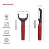 KitchenAid Universal Y and Euro Peeler Set, 8.7-Inch, Empire Red