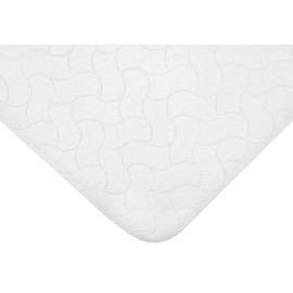 American Baby Company Waterproof Flat Reusable Multi-use Pad Protector, Quilt-Like Multi-use Protective Mattress Pad Cover for Babies, Adults and Pets, White, 27" x 36"