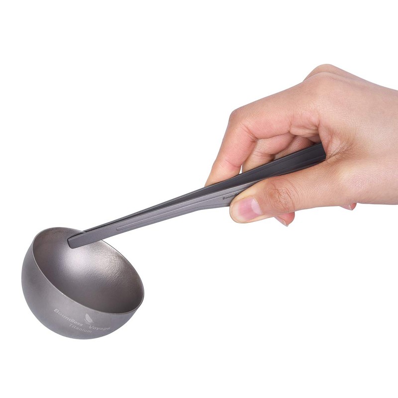 Boundless Voyage Titanium Clip Multi-Purpose Tea Cup Food BBQ Tweezer