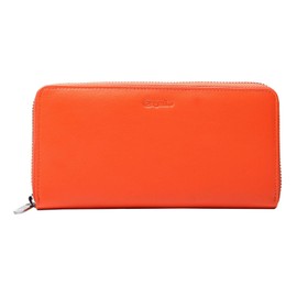 Esquire Viktoria Zip Around Wallet Flame Orange, Flame orange, Classic
