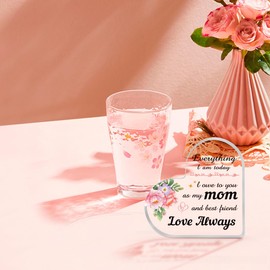 Gifts for Mom, Mom Christmas Gifts, Mom Gifts Great Mother Gifts Mom Birthday Gifts Mother's Day Gifts from Daughter Presents for Mom Valentines Day Gifts for Mom Ideas Mommy Gifts Acrylic Block