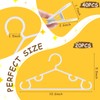 Hsei 60 Packs Baby Hangers with Clips Toddler Hangers with