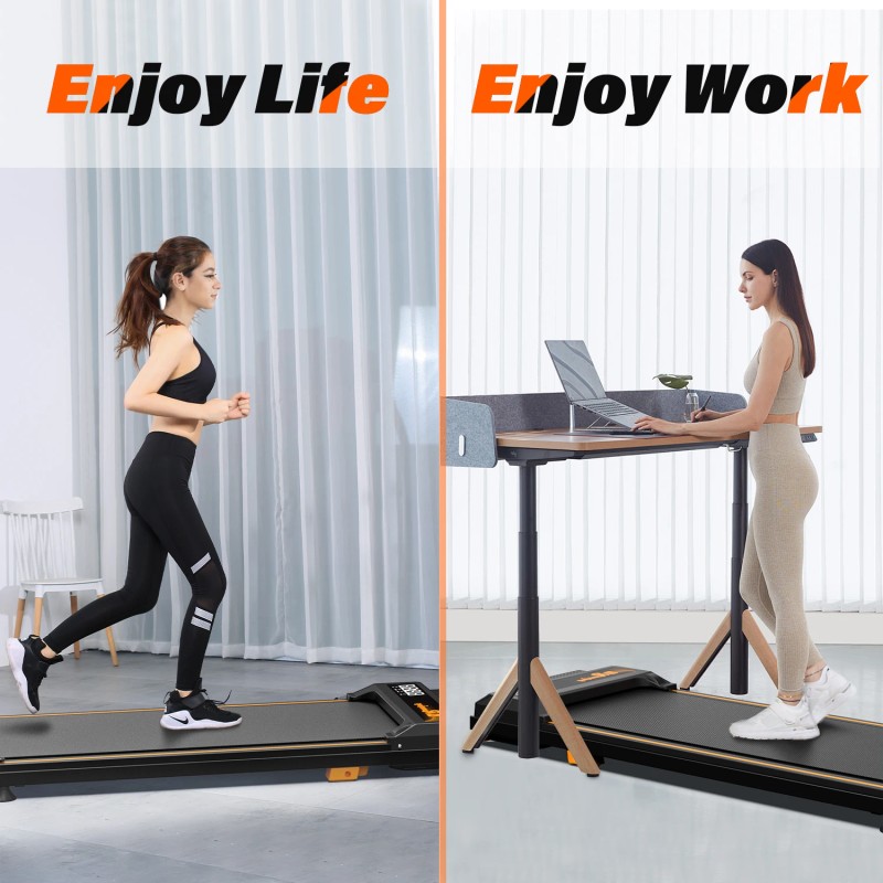 Q29-3 American Warehouse Under Desk Walking Pad with Adjustable Incline