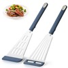 Silicone Fish Spatula Turner Set of 2,2-in-1 Heat Resistant Silicone