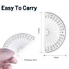 10 Pack Protractor 180 Degrees 4 Inch Protractor Geometry Set