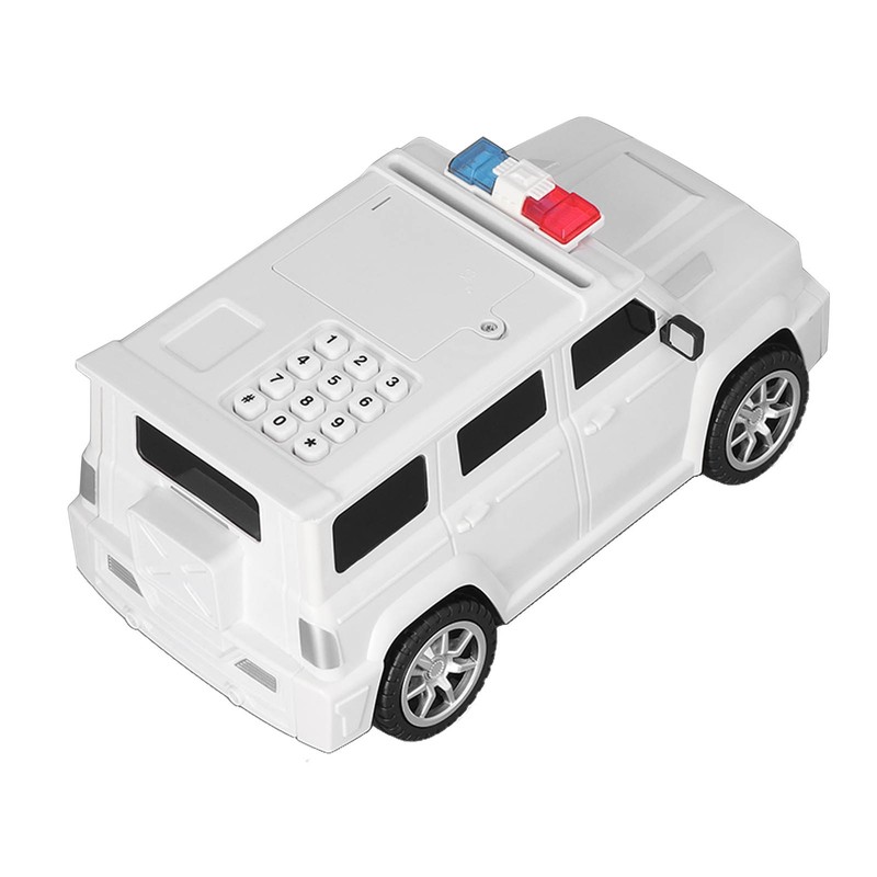 Car Bank Automatic Fingerprint Password Money Rolling Cash Coin Car