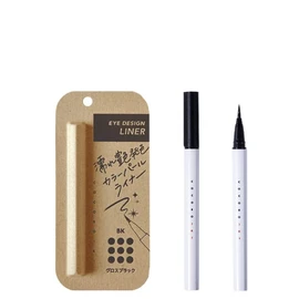 COCOROIKI Eye Design Liner, Gloss Black, 0.01 fl oz (0.45 ml)