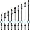 Deleycon Toslink Cable with Nylon and Metal Connectors Black
