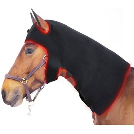 Cinturones portátiles de Terapia de luz roja para el Cuello de Caballo con Equipo de Terapia infrarroja de luz roja LED para relajación y recuperación, Almohadilla de Terapia de luz roja de 660 N