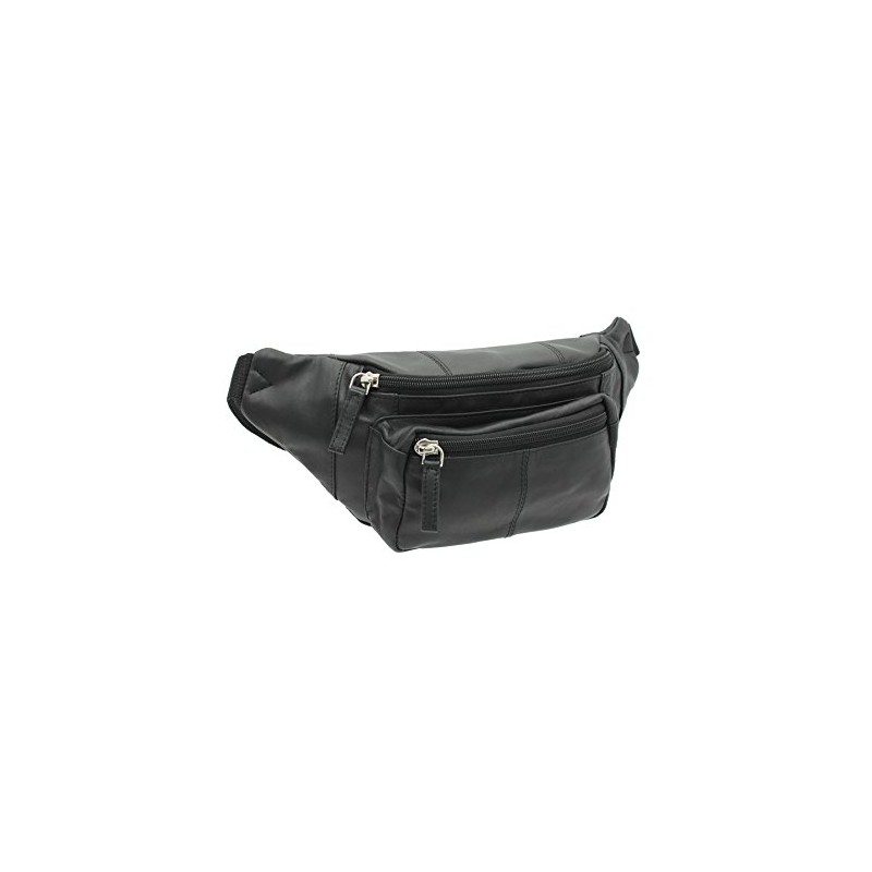 VISCONTI Leather Bumbag Style 720 Black