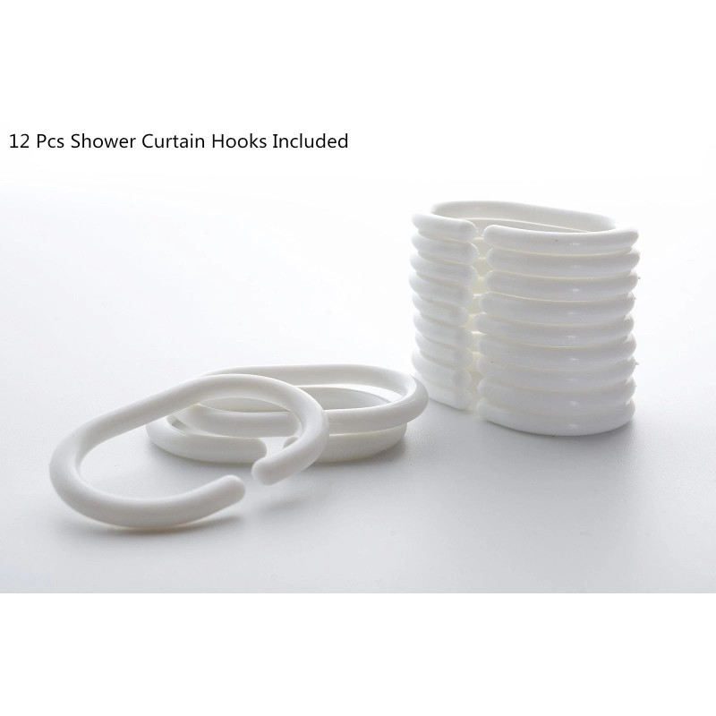 Goodbath Beach Shower Curtain, Ocean Beach Sunset Theme Waterproof Fabric