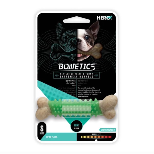 Caitec Hero Bonetics Dental Bone Dog Chew Toy Small For