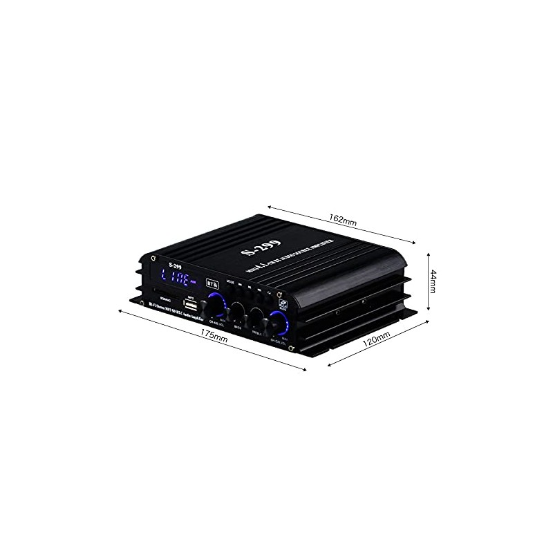 FMTLPS299 4.1ch Surround Amplifier, 4 x 40 W + RCA
