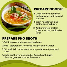 Essence of Lotus Instant Beef Pho Soup Mix — Ready-to-Eat Flavorful, Restaurant-Quality Pho broth, Made in the US (Beef Pho Soup Mix, 6-Pack)