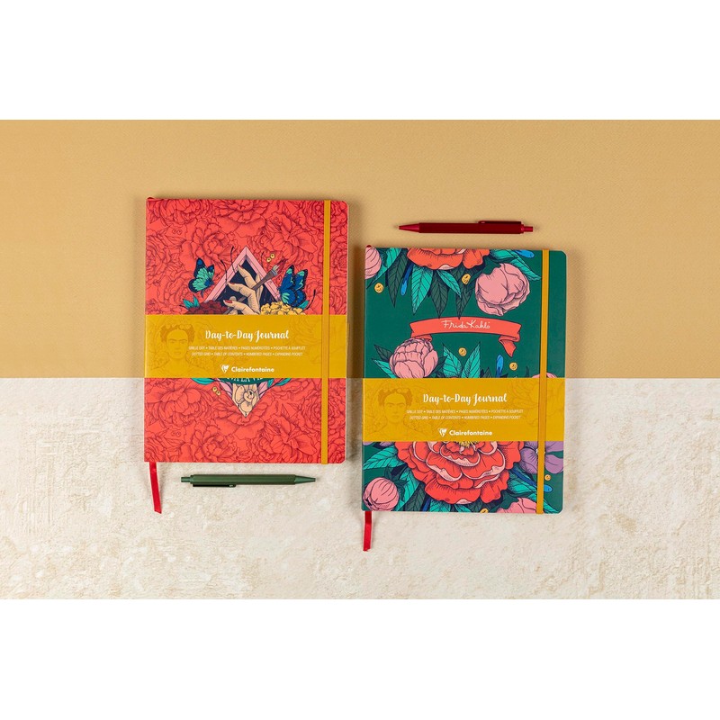 Clairefontaine 116220C Frida Kahlo, DaytoDay Diary 19 x 25 cm,