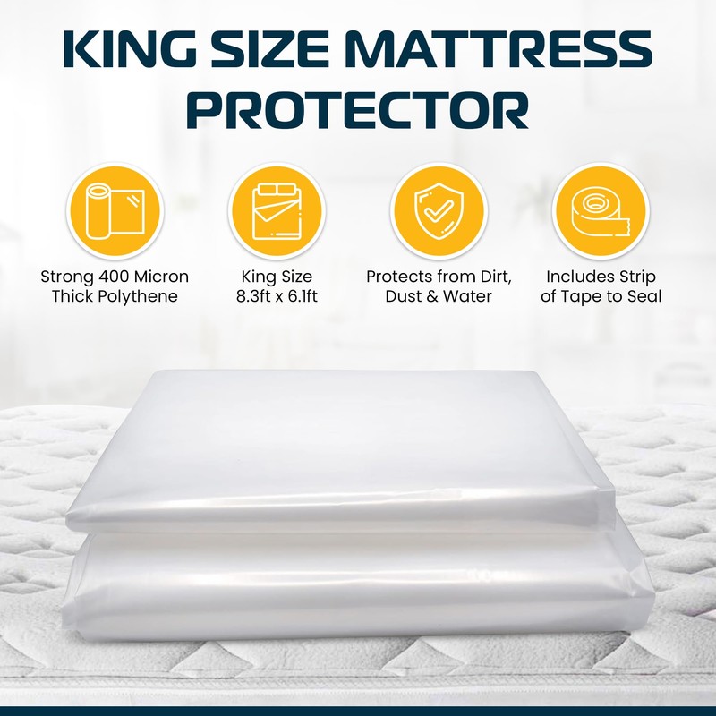 Waterproof Mattress Protector Bag for Moving House or Storage, Strong