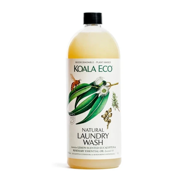 Koala Eco Laundry Liquid Lemon Scented, Eucalyptus & Rosemary 1L