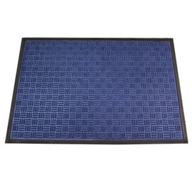 Ultralux Premium Heavy Duty Indoor Outdoor Entrance Mat | 47” x 71” | Absorbent, Strong, Anti-Slip Entry Rug Durable Doormat | Blue | Home or Office Use | Multiple Sizes