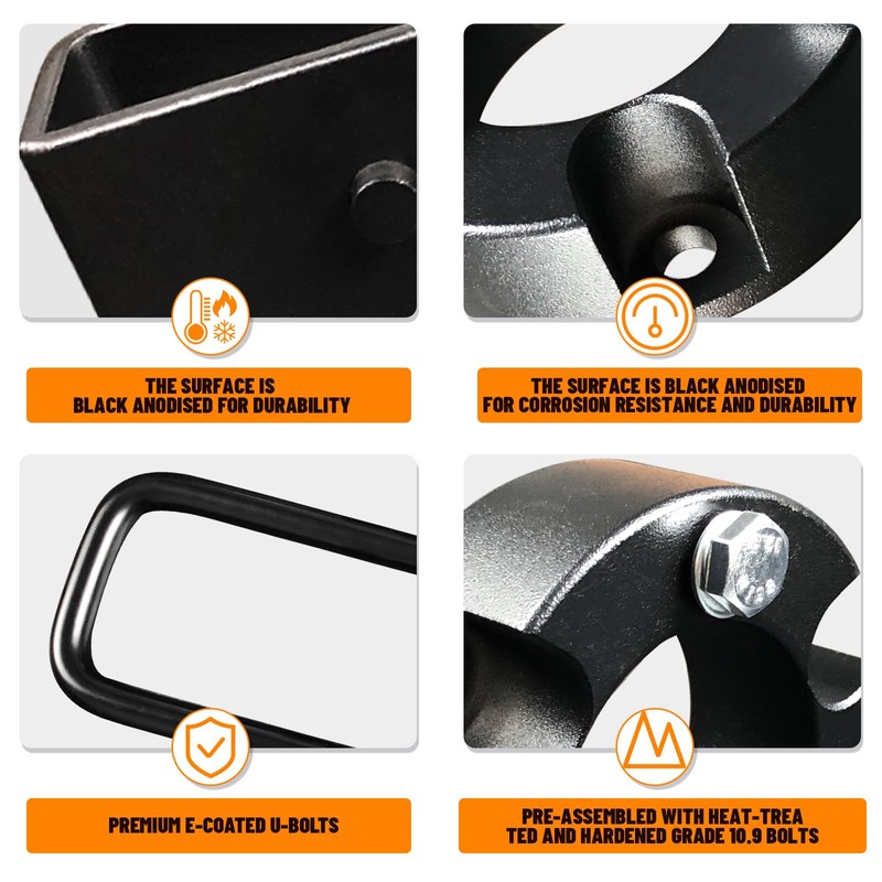 3" Front and 2" Rear Leveling Lift Kit for 2005-2022