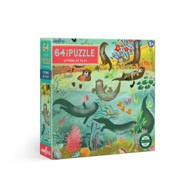 EEBOO - 64 Piece Jigsaw Puzzle - Otters