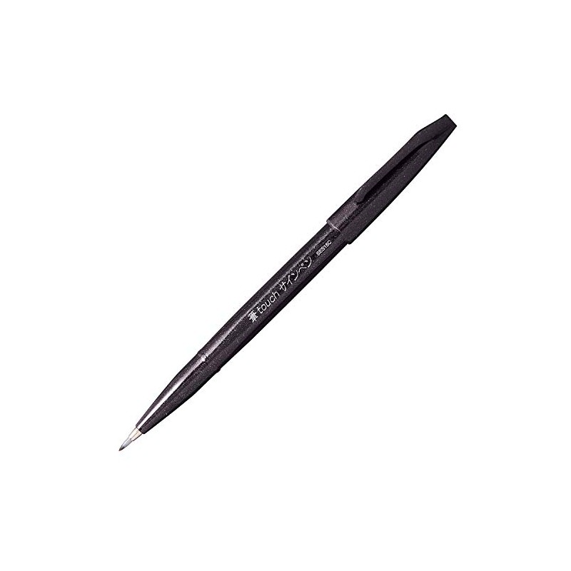 Pentel XSES15C-A Brush Touch Sign Pen, Black