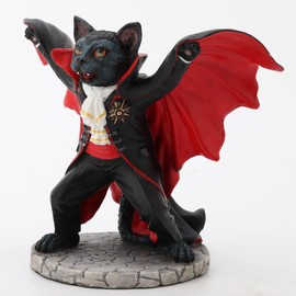 Veronese Design Count Catcula Bat Pose Hand Painted Animal Collectible Figurine