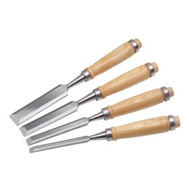 CON:P CPT861000 Chisel Set Wooden Handle 4-Piece Set, CPT861000