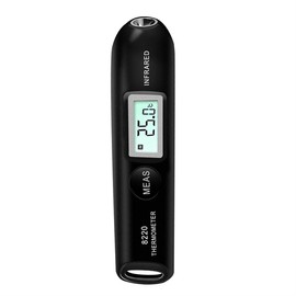 Mini Digital Infrared Thermometer with LCD, Contactless Hand Temperature Pen for Easy and Accurate Measurements (BLACK)