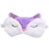 Beavorty 2 Pcs Silk Eye Mask Lightproof Travel Blindfold Sleep