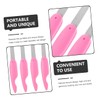 PACKOVE 8pcs Mini Folding Nail Files Double-Sided Metal Manicure Tools
