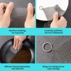 Cast Iron Cleaner 8 * 8" Upgraded Stainless Steel Chainmail