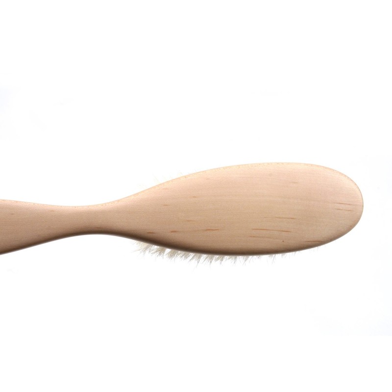 Nakata Hanger Clothes Brush Hog Bristle Hair Natural Made in