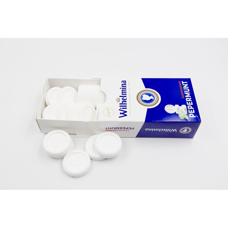 Wilhelmina Peppermints (Classic Dutch Peppermints) - 3.5oz [Pack of 1]
