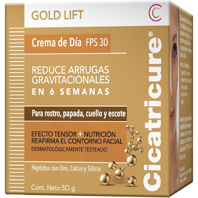 💛 Cicatricure Gold Lift Crema de Día – Antiarrugas +