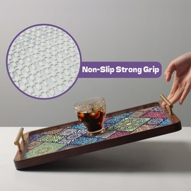 Quttisay Drawer and Shelf Liner for Kitchen Cabinets Non-Adhesive Drawer Liner,Non Slip Waterproof Cabinet Liner,Easy to Clean Strong Grip Kitchen Liner for Cupboard,Dresser,Shelves (12In x 16.4FT)