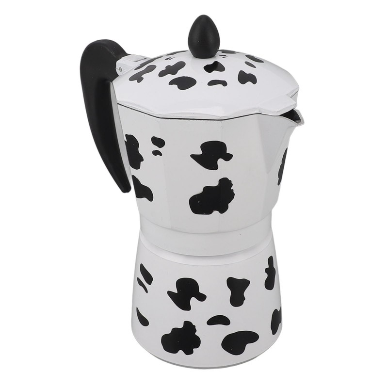 Milk Cow Color Moka Pot Aluminum Coffee Pot Coffee Maker