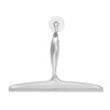 iDesign Plastic Bath Squeegee for Glass with Suction Hook Holder