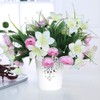 CENBEN 3 PCS Plastic Flower Hollow Pen Holder Vase Pot
