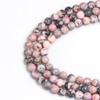 8mm Natural Gemstone Round Pink Zebra Japser Loose Beads for