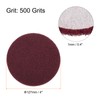 sourcing map 12pcs Scrubber Scouring Pads 500 Grits 5 Inch