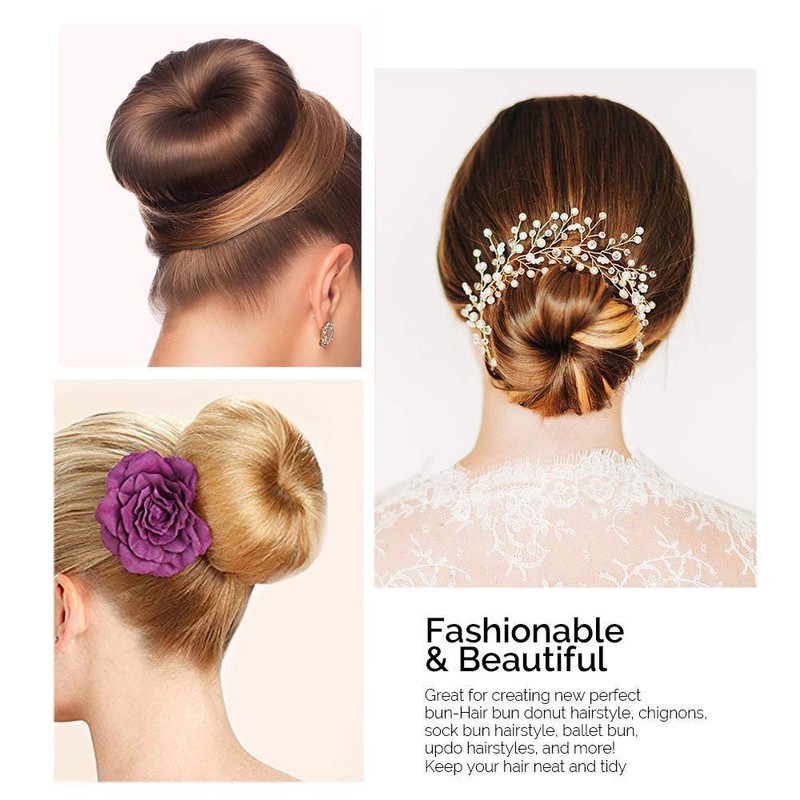 Extra Hair Donut Bun Maker for Kids, Ring Style Bun,